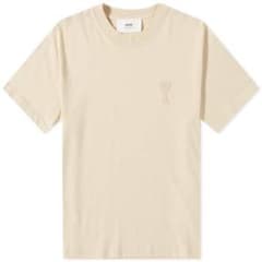 AMI PARIS クルーネックTシャツ ユニセックス オフホワイト - メルカリ