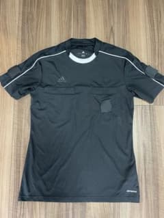 〔中古〕adidas climacool ブラック サッカー審判　Lサイズのサムネイル