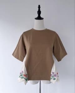 MUVEIL ミュベール 草花レースTシャツ MUVEIL ミュベール 草花レースTシャツ - メルカリ