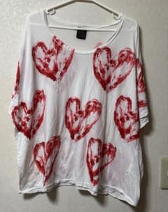RNA 半袖 Tシャツ ハート柄 ホワイトのサムネイル