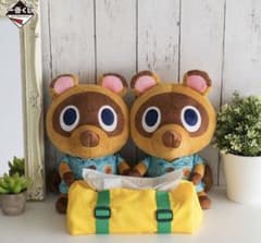 あつまれどうぶつの森 一番くじ A賞 つぶきち&まめきち ティッシュ