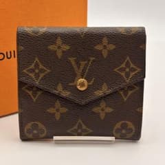 鑑定済み】ルイヴィトン✨モノグラム✨折り財布✨ポルトモネビエ