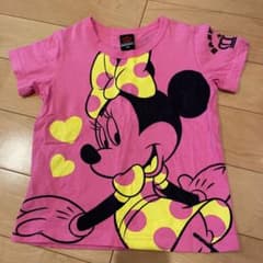 ベビードール ミニープリントTシャツ 120ピンクのサムネイル