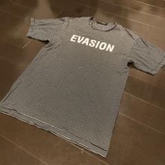 RAF SIMONS EVASION ボーダー Tシャツのサムネイル