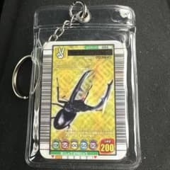 甲虫王者ムシキング ガチャ　カードアクリル マンディブラリスフタマタクワガタのサムネイル