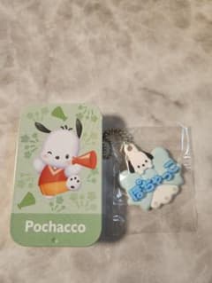 サンリオ ポチャッコ 缶ケース＆ラバーキーホルダーのサムネイル