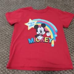 Mickey Mouse Tシャツ レッド PLAYIN IT COOLのサムネイル