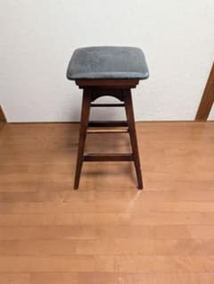 木製スツール ダークブラウンのサムネイル