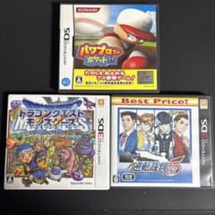 パワポケ11 ドラクエモンスターズテリワン　逆転裁判5 DS,3DSのサムネイル
