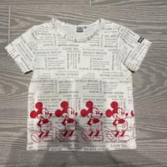 Disney ミッキーマウス 総柄 Tシャツ 95cm - 5