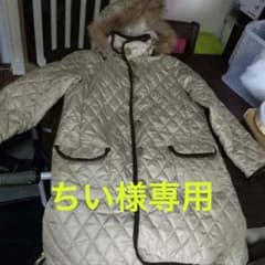 ママコート☆マタニティ☆Mサイズ☆抱っこマチ布☆ベージュ☆中綿のサムネイル
