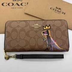 COACH 恐竜モチーフ 長財布 C5615 シグネチャー - メルカリ