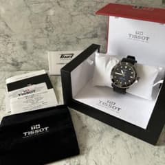 超美品 ティソ シースター1000 T120407A TISSOT ブルー - メルカリ