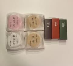 虎屋　総額1,828円　最中4個 ＋ 小形羊羹 3本のサムネイル