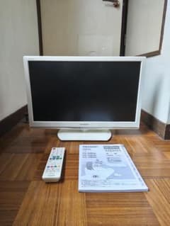 SHARP 液晶カラーテレビ AQUOS 22型 LC-22K20 ホワイト - メルカリ