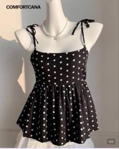 SHEIN ドット トップス キャミソールのサムネイル