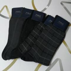 POLO RALPH LAUREN/メンズビジネスソックス5足セットのサムネイル