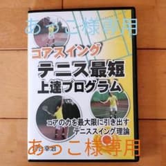 コアスイング　テニス最短上達プログラムのサムネイル