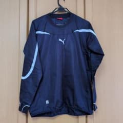 PUMA ナイロンジャケット L 紺色のサムネイル