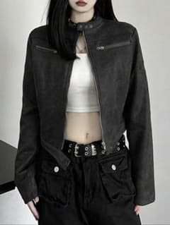 〚新品〛PUレザージャケットのサムネイル