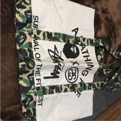 stussy A bathing APEコラボトートバッグのサムネイル