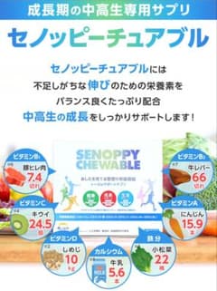 セノッピー チュアブル 30日分のサムネイル