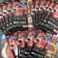 ワンピースカード 決戦の刻 パック×16 バラ コンビニ産 - メルカリ