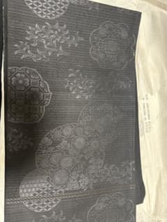 高品質喪服着物 黒地に白花柄 冬用 夏用 - メルカリ
