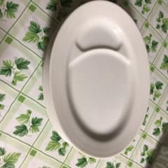 新品　業務用食器10枚セット！23cm仕切り付餃子皿のサムネイル
