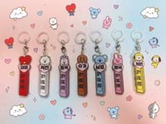 BT21 메지루시 매력 7개 키링 PEZ