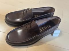 新品　HARUTA ローファー 25.5：26〜26.5　茶　ビジネス　本革のサムネイル