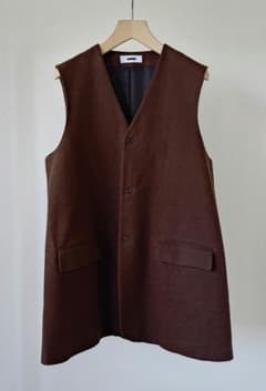 REVERBERATE LONG TAILORED WAISTCOAT ブラウン - メルカリ