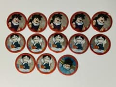 【当時物】ドラゴンボール メンコ 悟飯 13枚セット（経年品・比較的美品）のサムネイル
