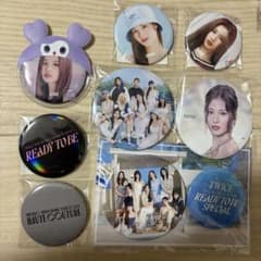 twice サナ，ツウィ(Kcon 全メンバー)缶バッジ TWICE SANA 缶バッジ まとめ売り - メルカリ