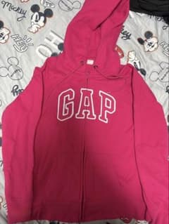 GAP ジップアップパーカー ピンクのサムネイル