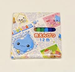 ★ほぼ未使用！希少！激レア！当時物！平成レトロ！しずくちゃん色鉛筆12本セット★ ☆ほぼ未使用！希少！激レア！当時物！平成レトロ！しずくちゃん色鉛筆