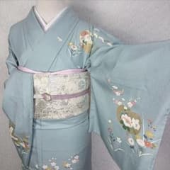 正絹 訪問着 4点 フルセット 入学式 卒業式 結婚式 お宮参り 七五三