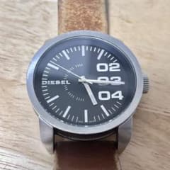 DIESEL ディーゼル 腕時計 ジャンク ブラック レザーのサムネイル