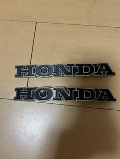 cb750four k0 フューエルタンクエンブレム 黒 左右セット HONDA - メルカリ