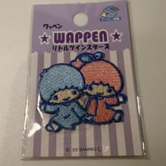 キキララ リトルツインスターズ 刺繍ワッペン アイロン接着 サンリオのサムネイル