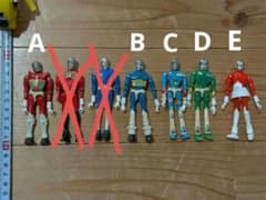 ミクロマン 5体まとめてのサムネイル