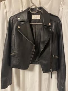 ROYAL PARTY ライダースジャケット　羊革　 sサイズ　blackのサムネイル