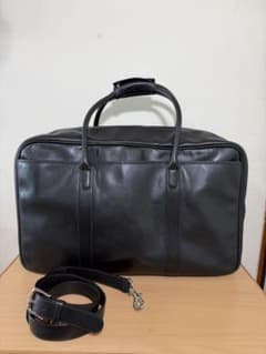 コーチ ボストンバッグ 2way 旅行 大容量 レザー ブラック　F77188 2WAY ボストンバッグ 旅行用 ブラック レザー調 COACH F77188 - メルカリ