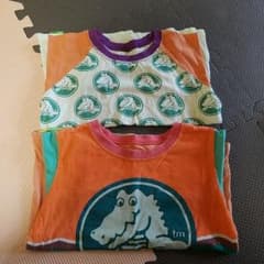 子供 クロックス 半袖 Tシャツ 二枚目セットのサムネイル