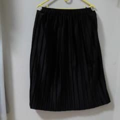 プリーツスカート黒のサムネイル