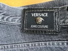 ☆ VERSACE ヴェルサーチ　デニムパンツ グレー 30 ☆のサムネイル