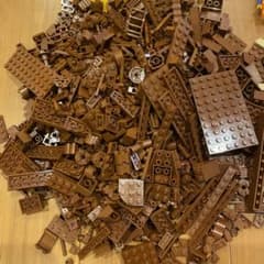 レゴブロック　正規品　パーツ　セット　大量　茶色のサムネイル
