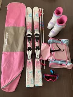 lilmagiaスキー120センチ＋ブーツ23センチセットのサムネイル