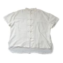 【美品】classicalelf フレンチリネンカンフーバンドカラーシャツのサムネイル