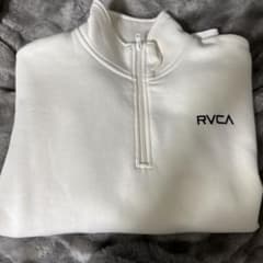 RVCA ホワイト ジッパー付きトレーナーのサムネイル